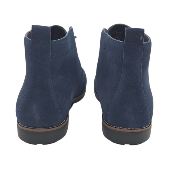 White Mountain Women Auburn Lace Up Ankle Boots Navy Blue 10M Casual All Seasons - Picture 9 of 16